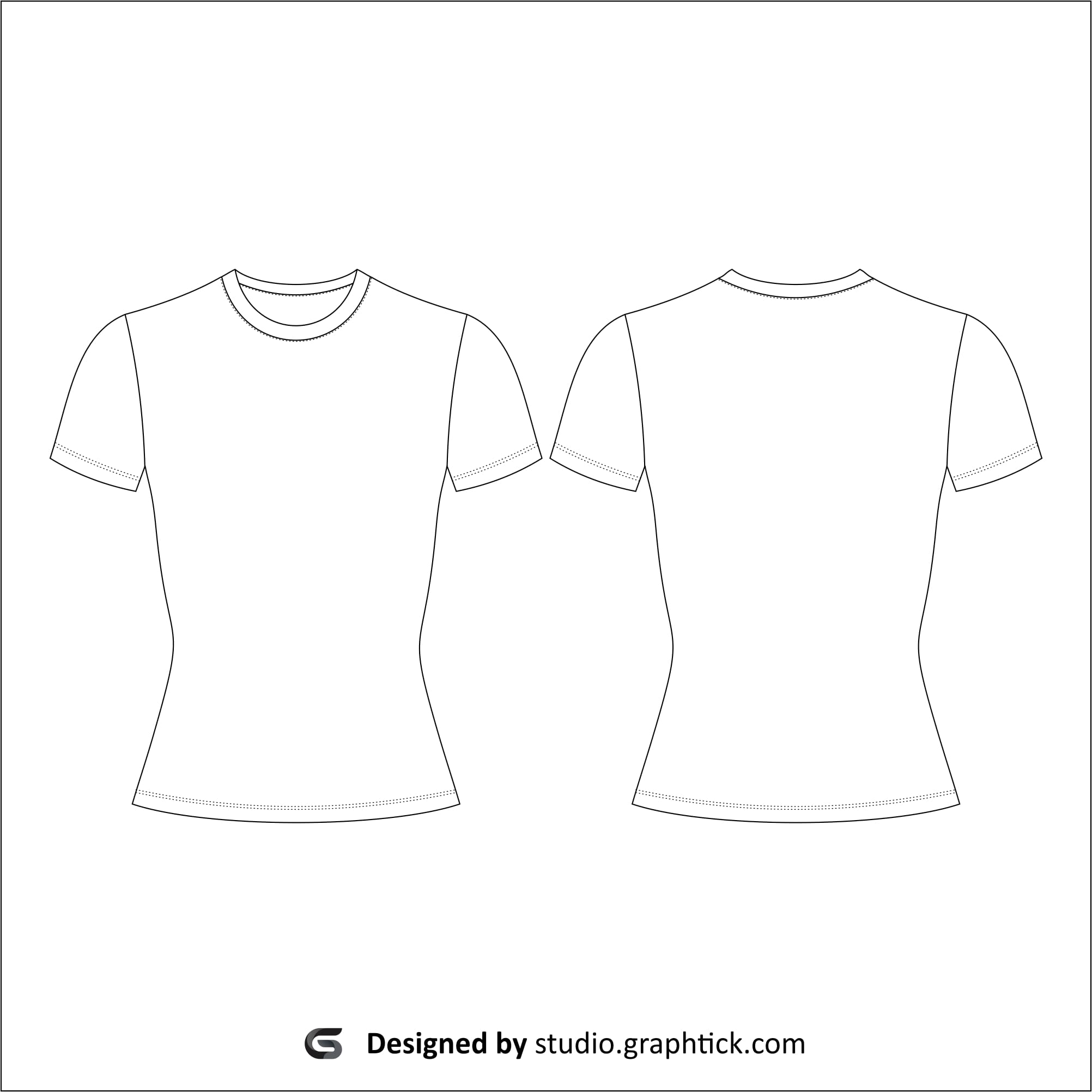 Fitness tee shirt vector template - Graphtick-Studio
