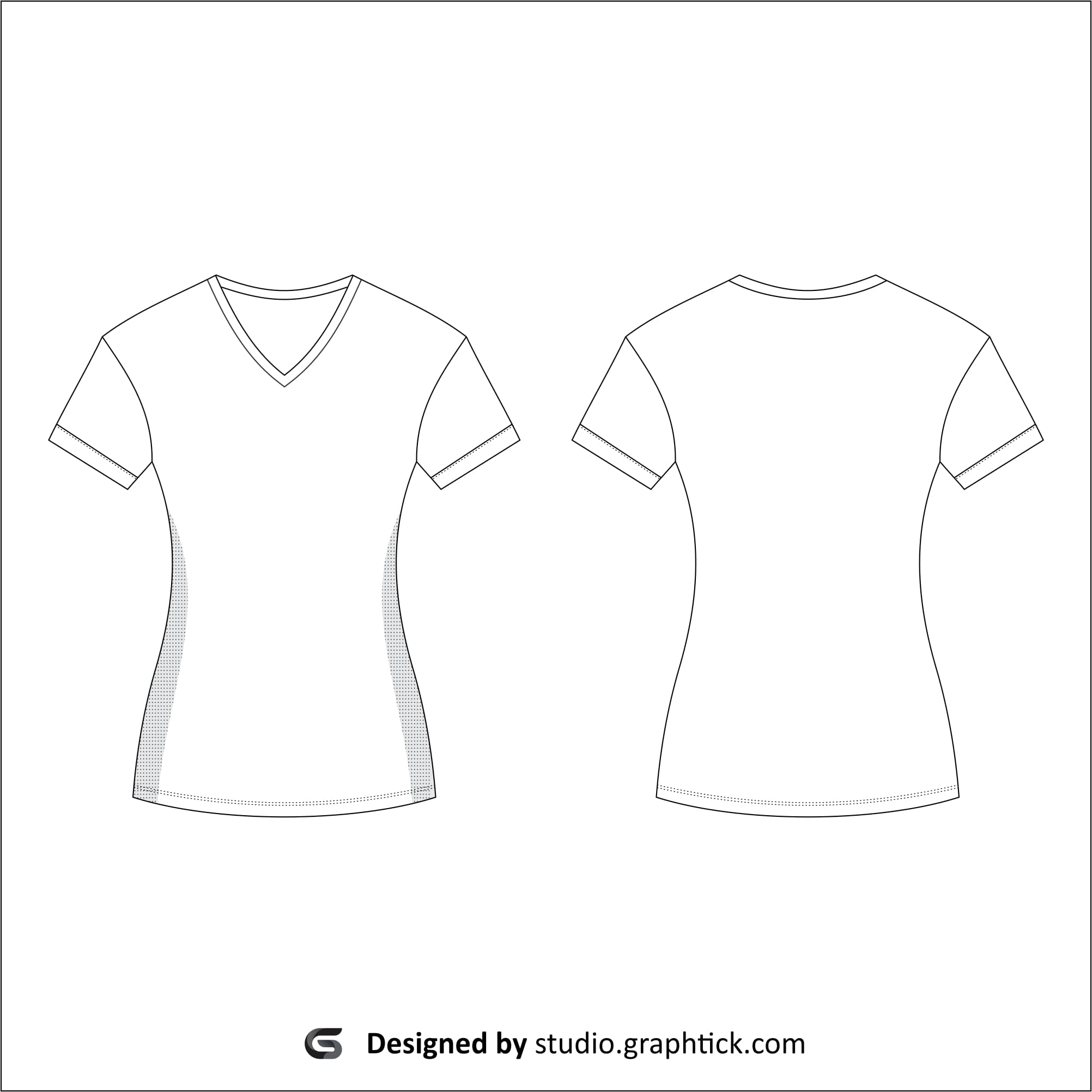 Women’s fitness tee shirt vector temlpate - Graphtick-Studio