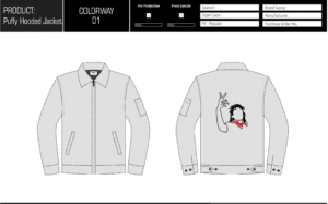 puffy hooded tech pack