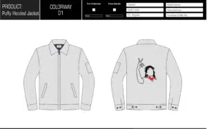 puffy hooded tech pack