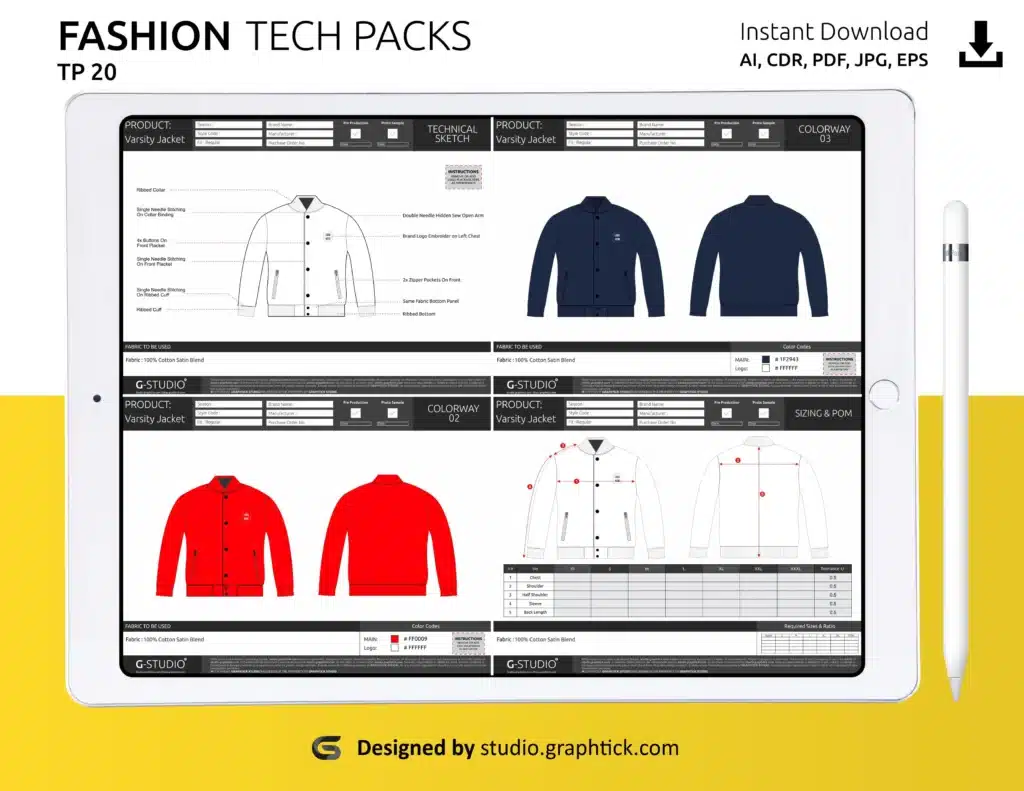 Tech Pack Design Services