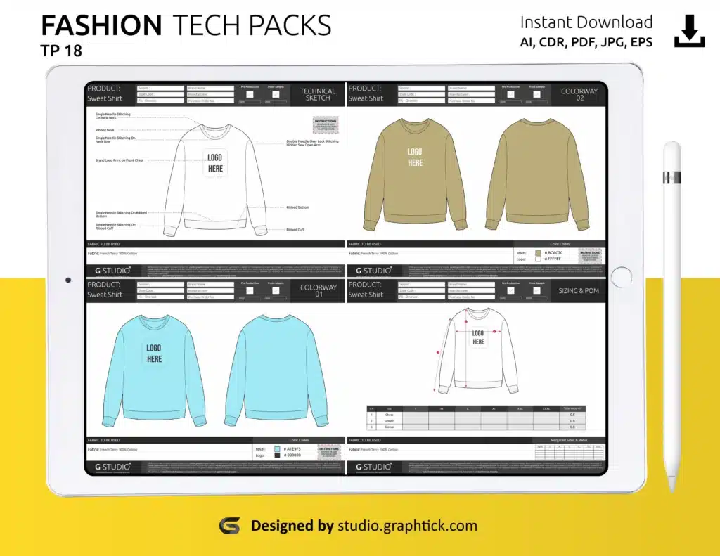 Tech Pack Design Services